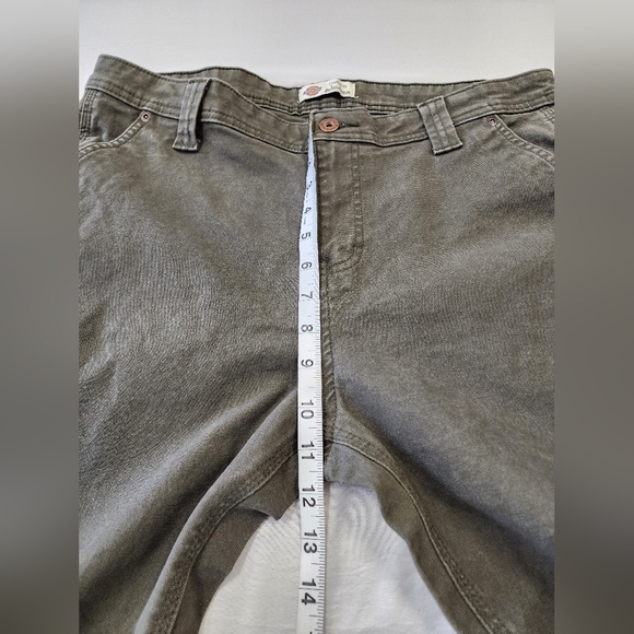 DICKIES Women's Olive Green Workcore Durable Relax Fit Outdoor Pants size 10 - Picture 5 of 10
